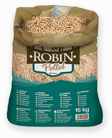 worek pelletu opałowego Robin do kupienia w Rychwale lub sklepie internetowym